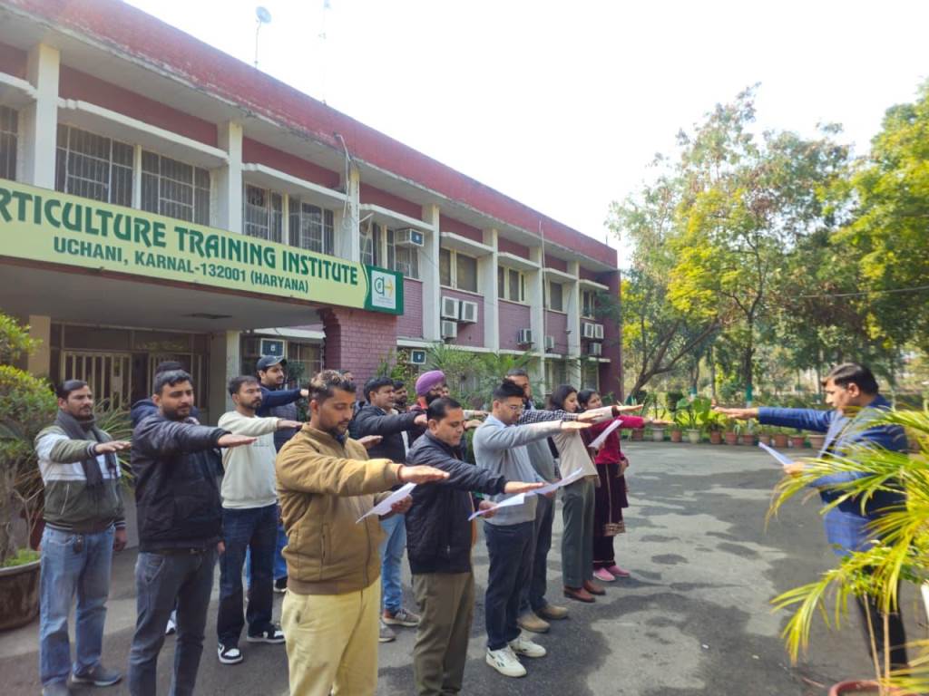 Exercise your right to vote without any inducement or pressure District Horticulture Officer